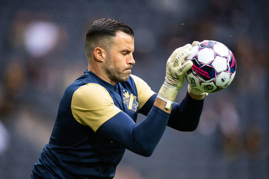 Goalkeeper Budimir Janošević of AIK the UEFA Europa