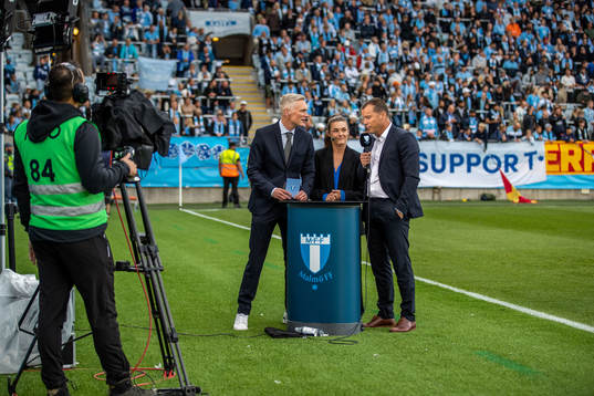 Mattias Larsson, Saga Fredriksson and Daniel Andersson,