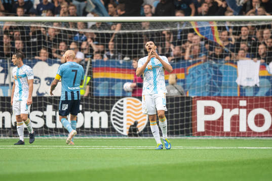 Haris Vuckić of Rijeka looks dejected