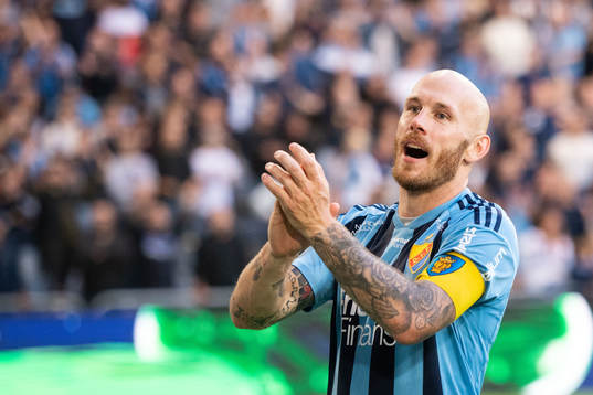 Magnus Eriksson of Djurgården celebrates