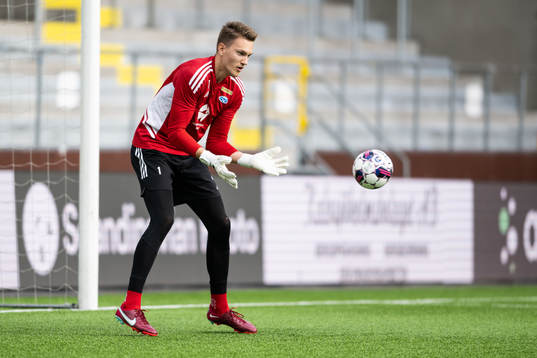 Goalkeeper Jacob Karlstrøm of Molde