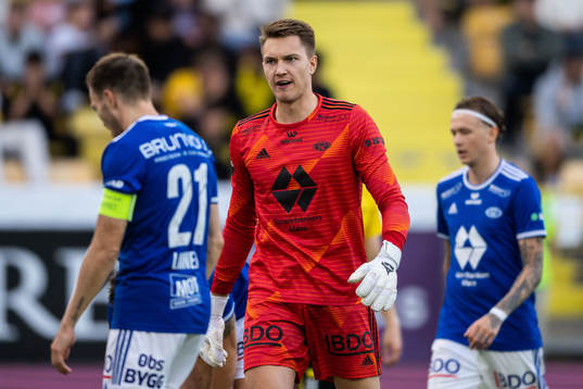 Goalkeeper Jacob Karlstrøm of Molde