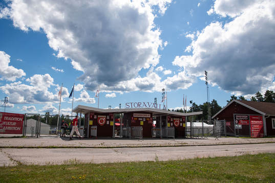 Exteriör vy över Stora Valla
