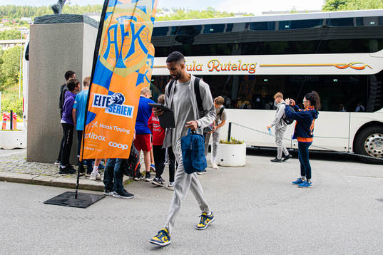 Amahl William D'Vaz Pellegrino of Bodø/Glimt arrives
