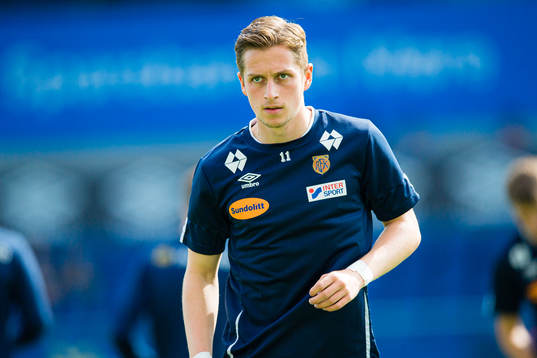 Simen Bolkan Nordli of Aalesund warms up