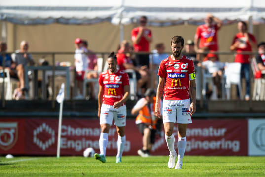 Degerfors Dijan Vukojevic och Sebastian Ohlsson deppar