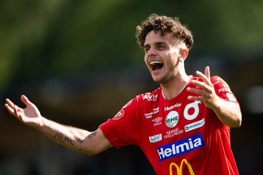 Degerfors Justin Salmon jublar