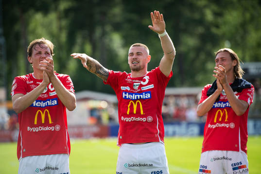 Degerfors Adam Carlen, Rasmus Örqvist och Gustav Granath