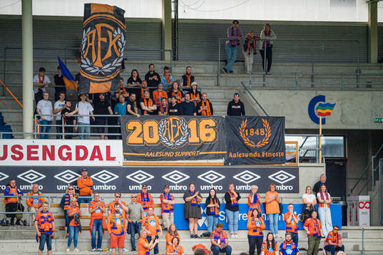 Spectators in the stands