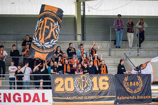 Spectators in the stands