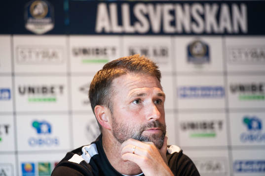 Degerfors tränare Tobias Solberg