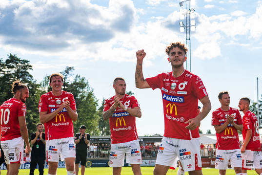 Degerfors Justin Salmon jublar