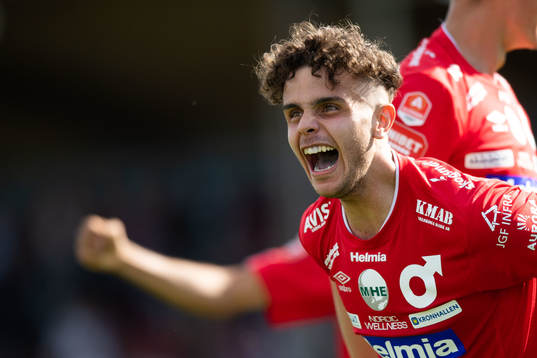Degerfors Justin Salmon jublar