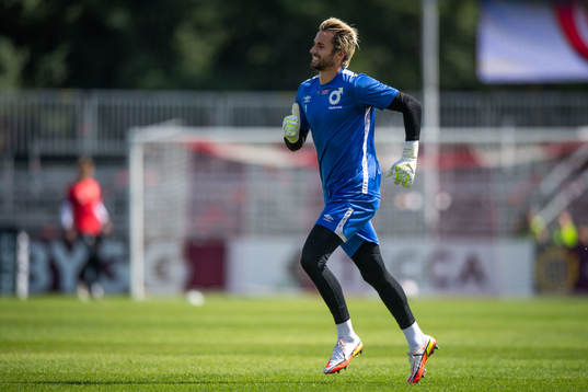 Degerfors målvakt Alfie Malik Whiteman