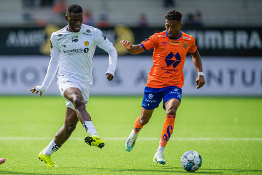 Victor Okoh Boniface of Bodø/Glimt and Erikson Spinola
