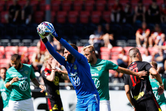 under fotbollsmatchen i Superettan mellan Östersund och