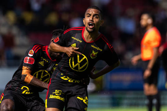 Erick Brendon Pinheiro da Silva Östersunds jublar