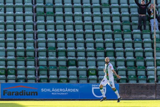 Varbergs Robin Simovic jublar
