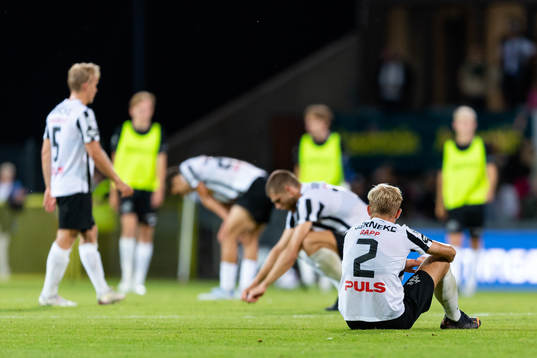 Landskronas spelare deppar