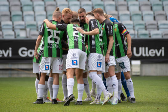 GAIS innan fotbollsmatchen i Ettan södra mellan GAIS och