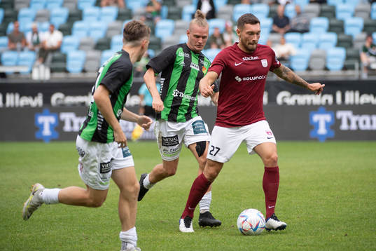 Qvidings Filip Trajanovski och GAIS Jonas Lindberg