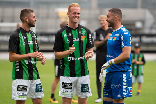 GAIS Axel Norén, Viktor Krüger och målvakt Mergim