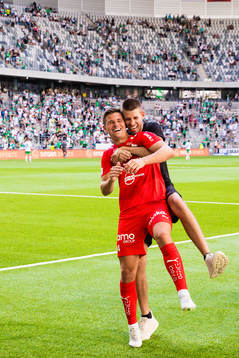 Värnamos Marcus Antonsson jublar
