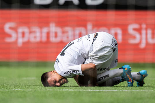 Häckens Ali Youssef har ont