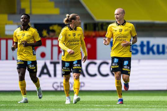 Elfsborgs Niklas Hult och Sebastian Holmen