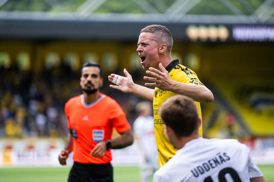 Elfsborgs Andre Ibsen Rømer reagerar