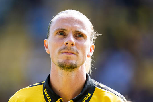Elfsborgs Niklas Hult vid line up
