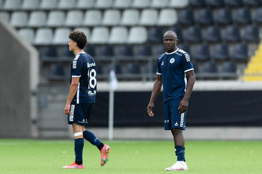 Utsiktens William Milovanovic och Nsima Peter deppar