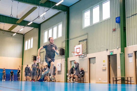 under en träning med Rögle