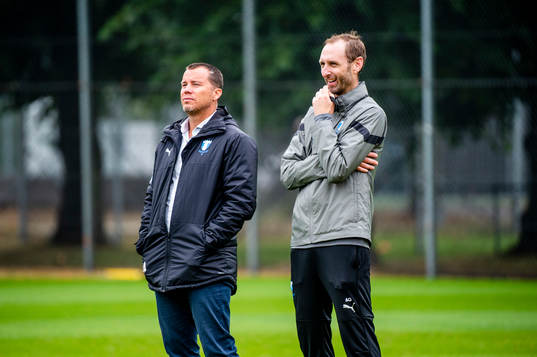 Head of sports, Daniel Andersson och sportchef och tränare