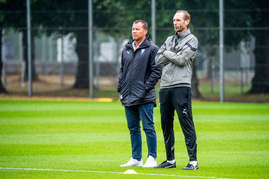 Head of sports, Daniel Andersson och sportchef och tränare