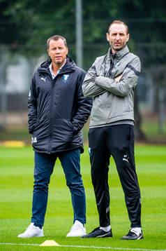 Head of sports, Daniel Andersson och sportchef och tränare