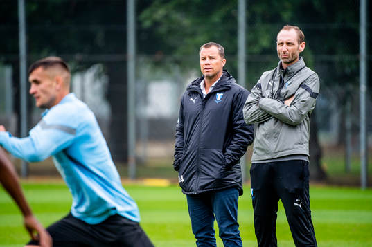 Head of sports, Daniel Andersson och sportchef och tränare