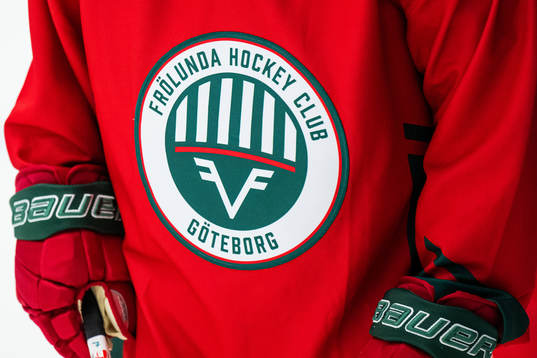 Klubbmärke på träningströjan