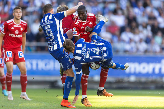 IFK Göteborgs Gustaf Norlin och IFK Norrköpings Godswill