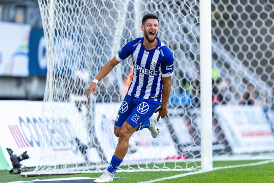 IFK Göteborgs Kevin Yakob jublar