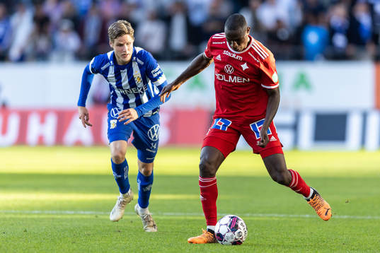IFK Göteborgs Gustaf Norlin och IFK Norrköpings Godswill