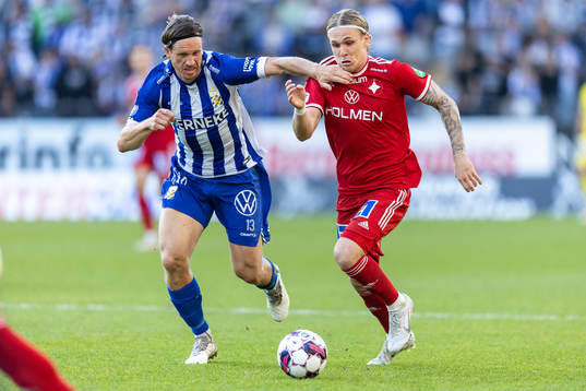 IFK Göteborgs Gustav Svensson och IFK Norrköpings Arnor