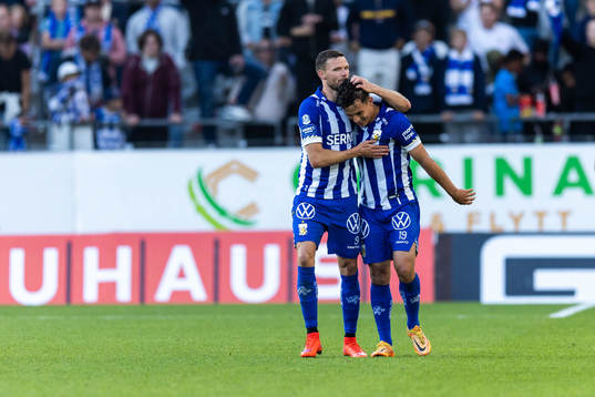 IFK Göteborgs Hussein Carneil jublar