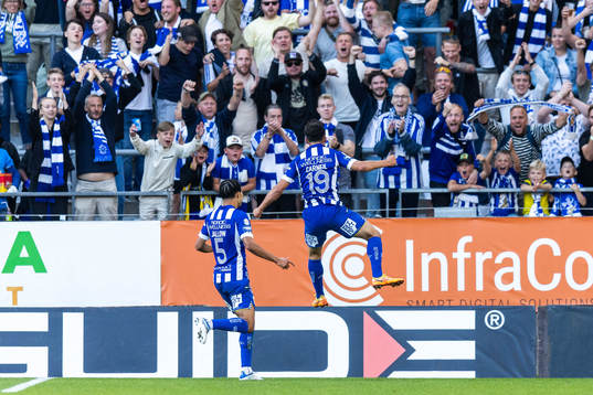 IFK Göteborgs Hussein Carneil jublar