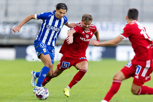 IFK Göteborgs Alexander Jallow och IFK Norrköpings