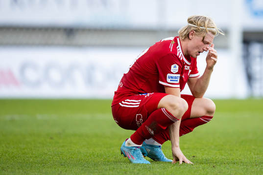 IFK Norrköpings Daniel Fritz Eid deppar