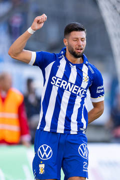 IFK Göteborgs Kevin Yakob jublar