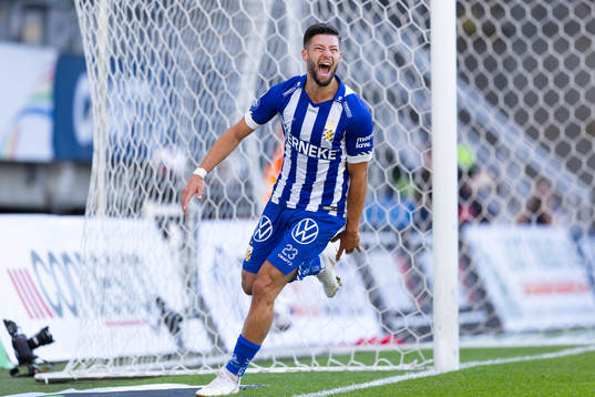 IFK Göteborgs Kevin Yakob jublar
