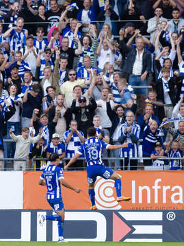 IFK Göteborgs Hussein Carneil jublar