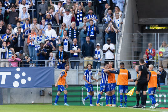 IFK Göteborgs Hussein Carneil jublar